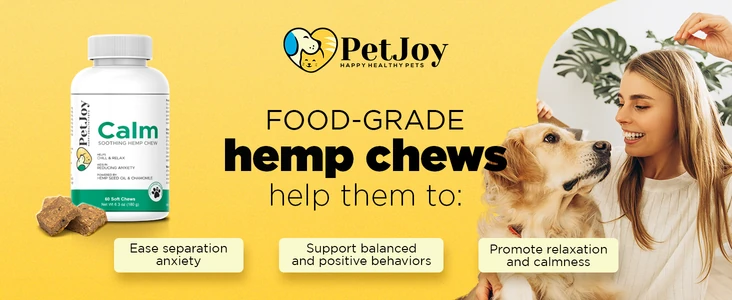PetJoy Calm — owner and dog A+ module