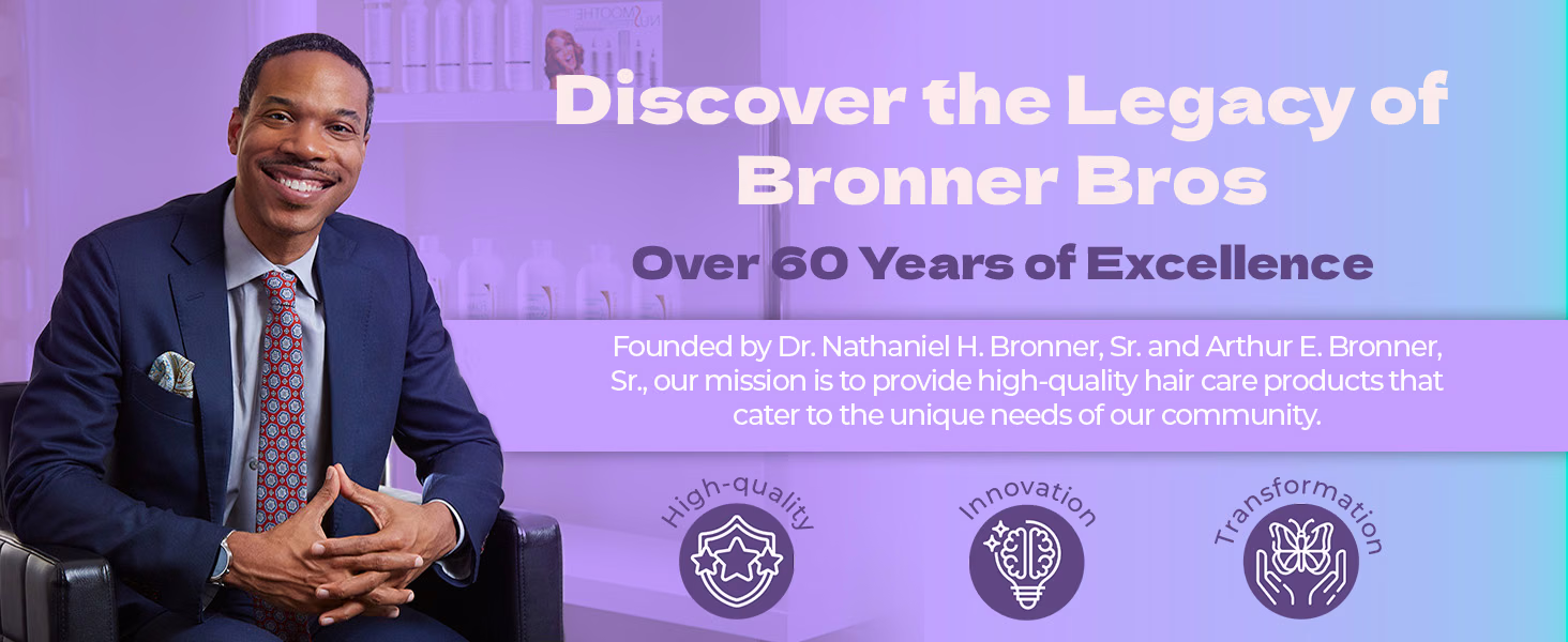 Bronner Bros. — African Royale Hot Six Oil / A+ Content / Discover the legacy, composition 1, panel 1