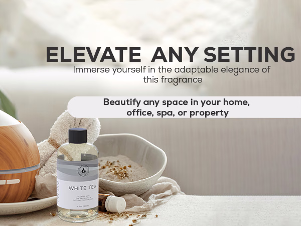 Aroma Country — White Tea / A+ Content / Elevate any setting, composition 1, panel 1