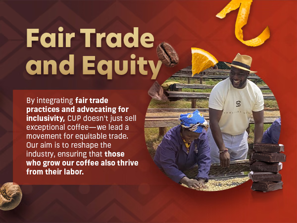 Coffee Uplifts People — Mexico / A+ Content / Fair trade and equity, composition 1, panel 1