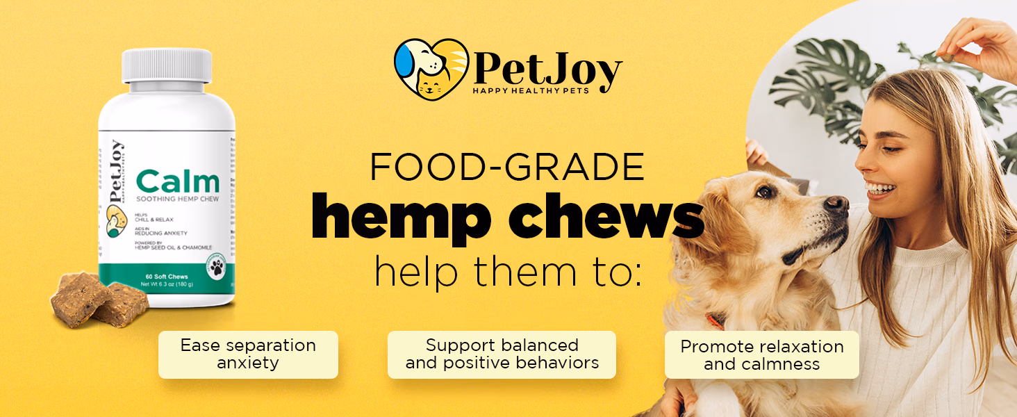 PetJoy — Calm Soothing Hemp Chews / A+ Content, composition 1, panel 1