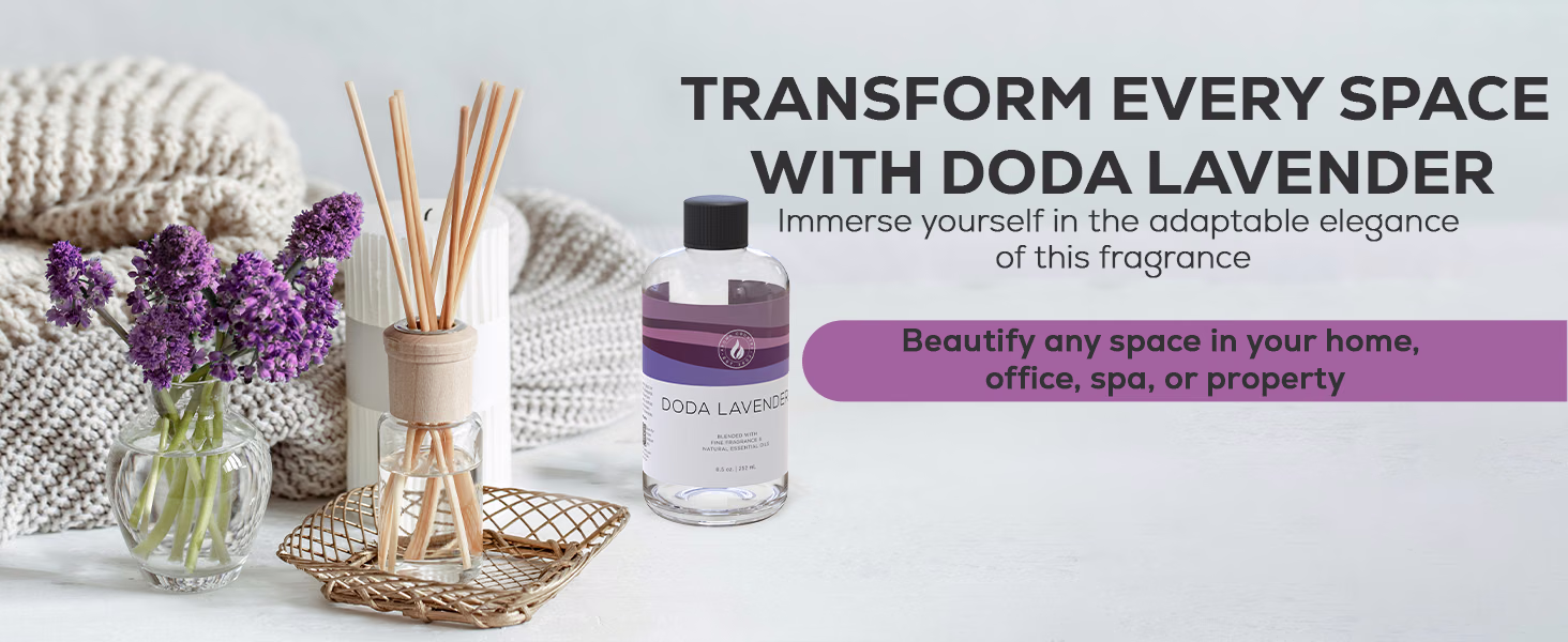 Aroma Country — Doda Lavender / Lavender Fields / A+ Content / Elevate any setting, composition 1, panel 1