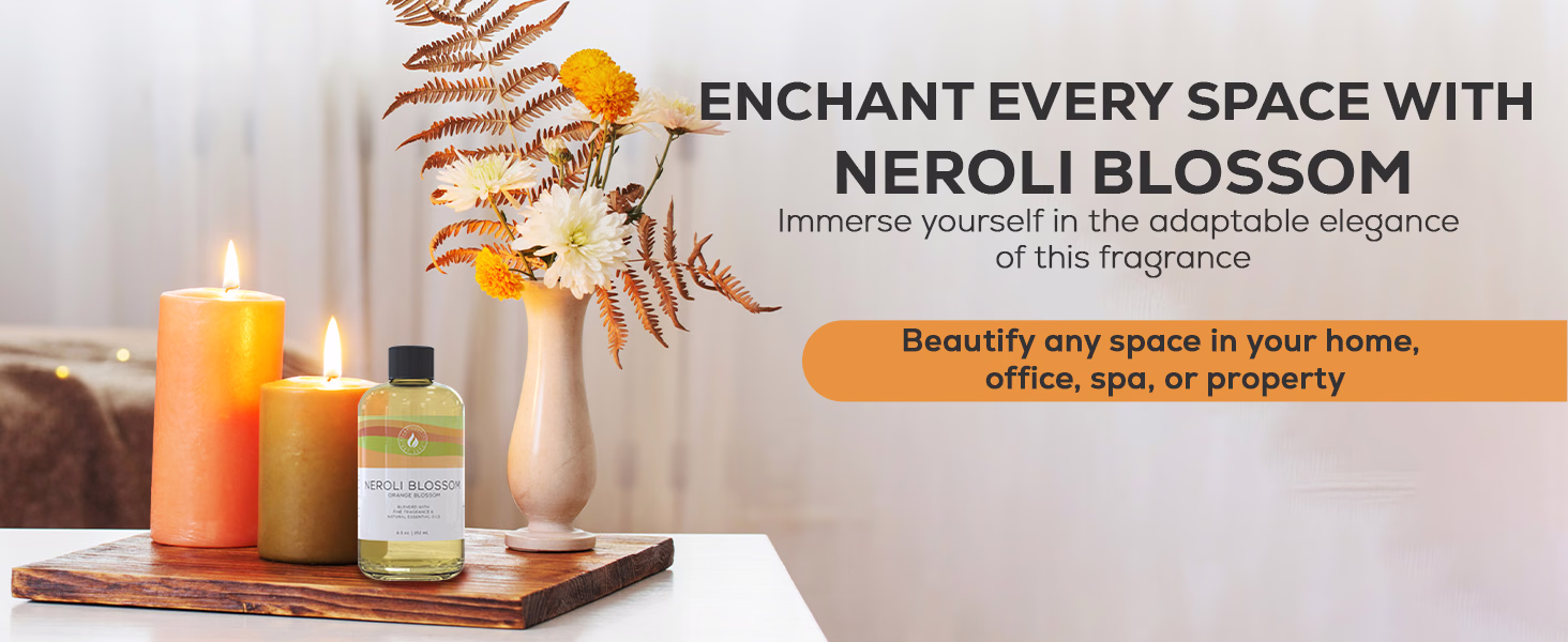 Aroma Country — Neroli Blossom / A+ Content / Elevate any setting, composition 1, panel 1