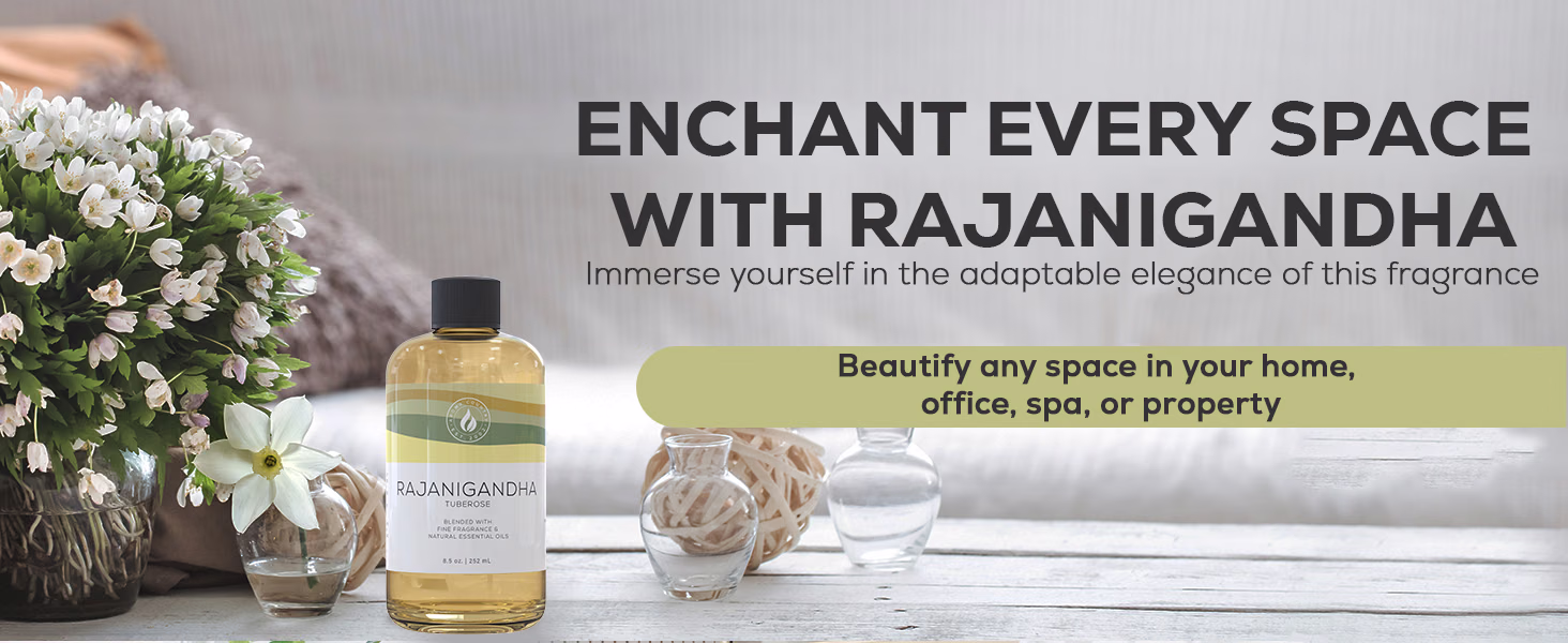 Aroma Country — Rajanigandha / White Tuberose / A+ Content / Elevate any setting, composition 1, panel 1