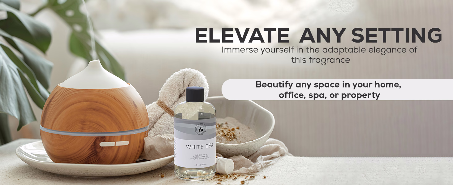 Aroma Country — White Tea / A+ Content / Elevate any setting, composition 1, panel 1