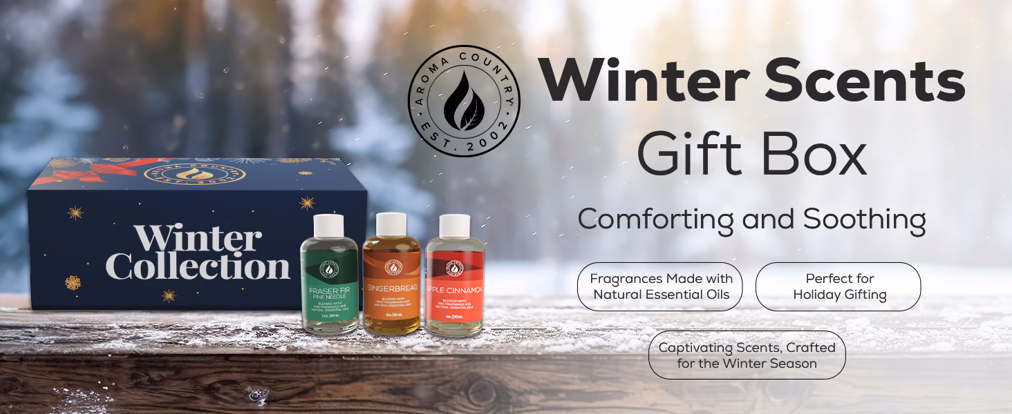 Aroma Country — Winter Collection Gift Box / A+ Content, composition 1, panel 1