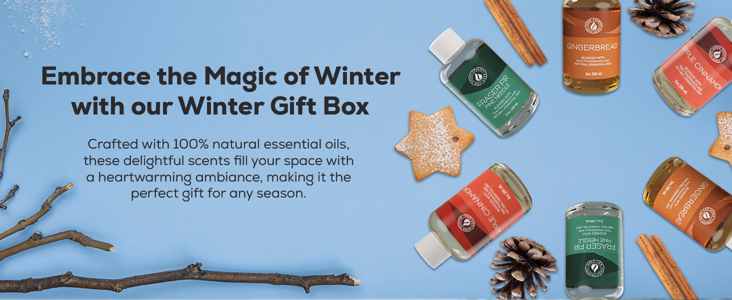 Aroma Country — Winter Collection Gift Box / A+ Content / Embrace the magic of winter, composition 1, panel 1