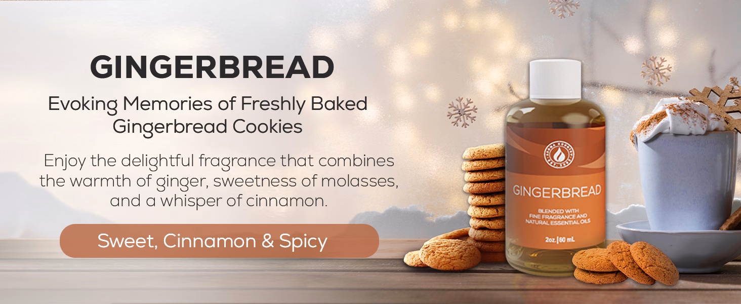 Aroma Country — Winter Collection Gift Box / A+ Content / Gingerbread, composition 1, panel 1
