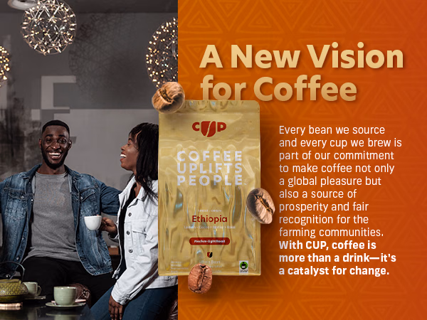 Coffee Uplifts People — Ethiopia / A+ Content / A new vision for coffee, composition 1, panel 1