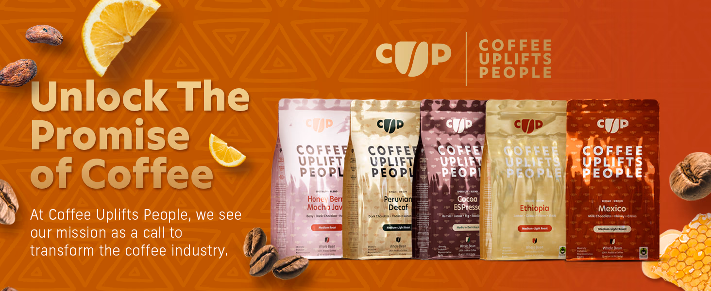 Coffee Uplifts People — Ethiopia / A+ Content / Unlock the promise of coffee, composition 1, panel 1