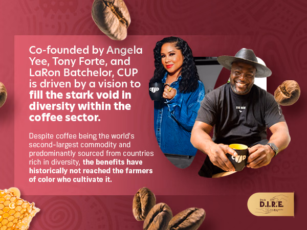 Coffee Uplifts People — Honey Berry Mocha Java / A+ Content / Meet the founders, composition 1, panel 1