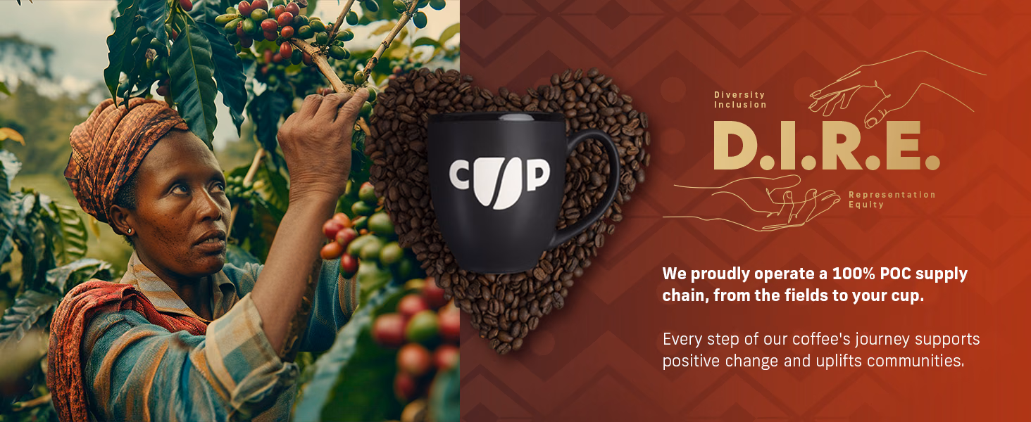 Coffee Uplifts People — Mexico / A+ Content, composition 1, panel 1