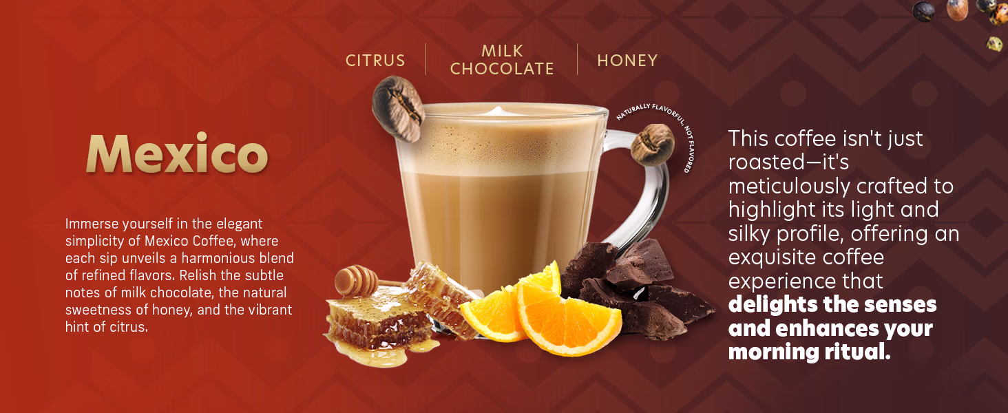 Coffee Uplifts People — Mexico / A+ Content, composition 1, panel 1