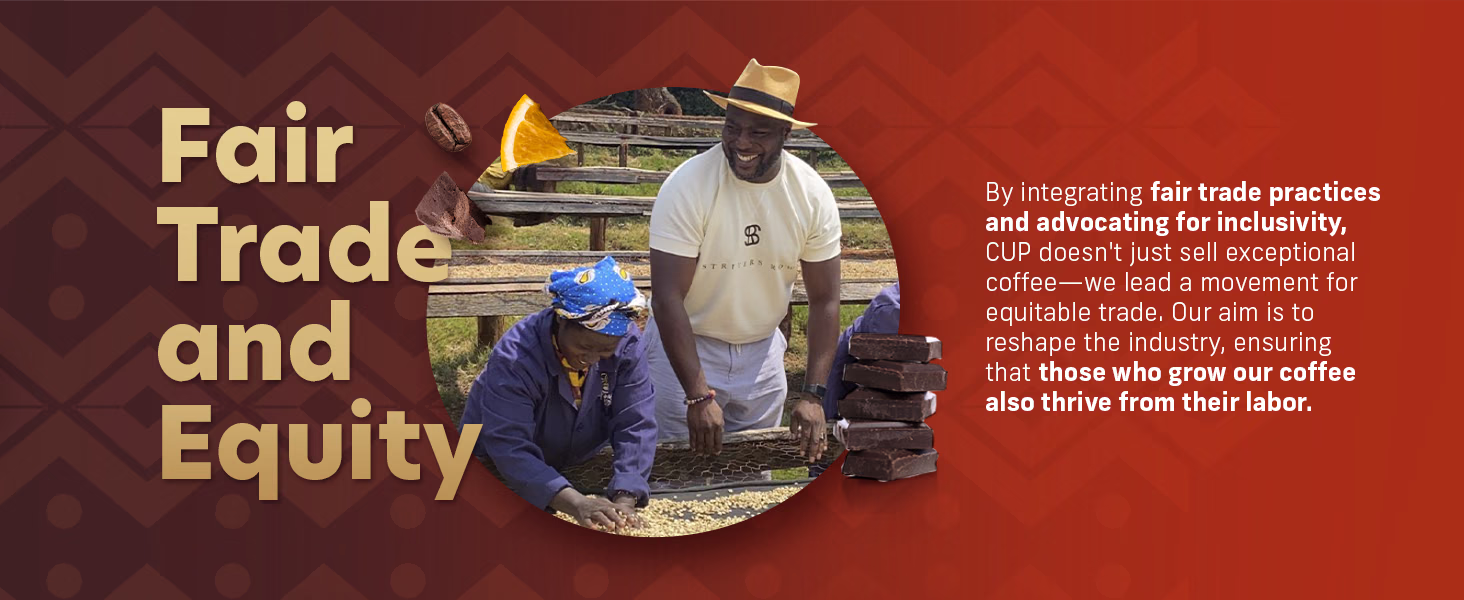 Coffee Uplifts People — Mexico / A+ Content / Fair trade and equity, composition 1, panel 1