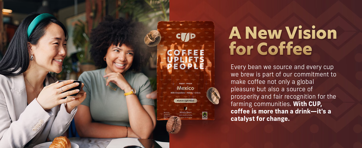 Coffee Uplifts People — Mexico / A+ Content / A new vision for coffee, composition 1, panel 1