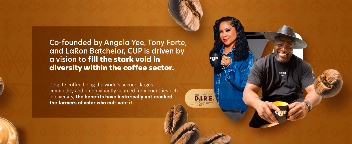 Coffee Uplifts People — Peruvian Decaf / A+ Content / Meet the founders, composition 1, panel 1