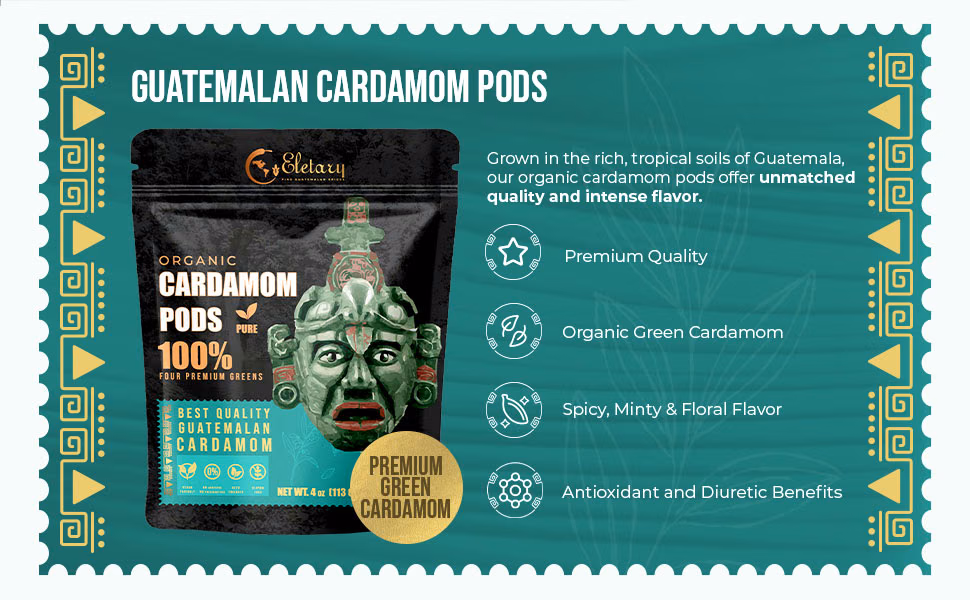Eletary — Cardamom Pods / A+ Content, composition 1, panel 1
