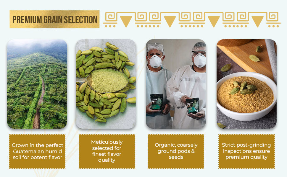 Eletary — Coarsely Ground Cardamom Powder / A+ Content, composition 1, panel 1