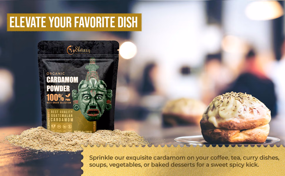 Eletary — Coarsely Ground Cardamom Powder / A+ Content, composition 1, panel 1