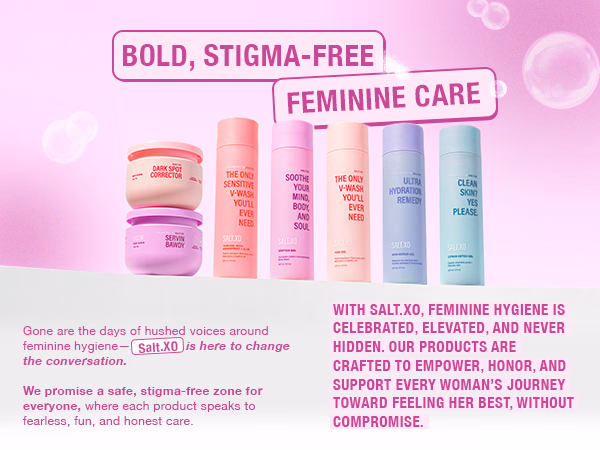 SALT XO — Grapefruit Sensitive Yoni Gel Wash / A+ Content / Stigma-free care, composition 1, panel 1
