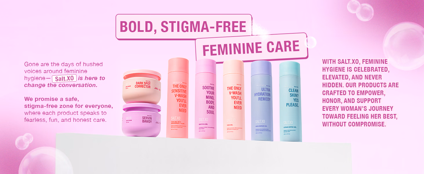 SALT XO — Grapefruit Sensitive Yoni Gel Wash / A+ Content / Stigma-free care, composition 1, panel 1