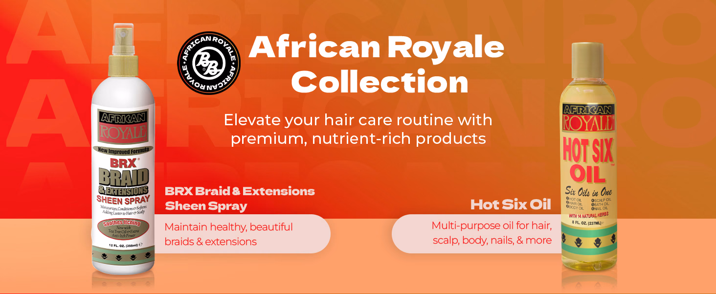 Bronner Bros. — African Royale Hot Six Oil / A+ Content, composition 1, panel 1
