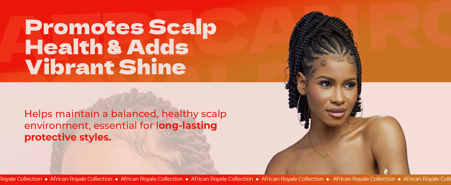 Bronner Bros. — African Royale Hot Six Oil / A+ Content / Scalp health and shine, composition 1, panel 1