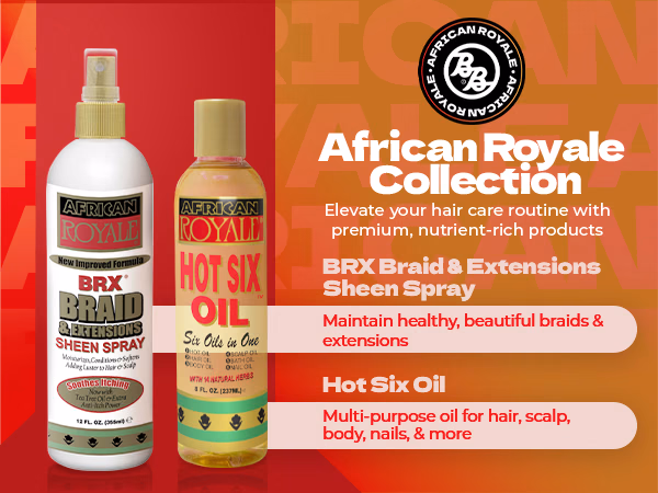Bronner Bros. — African Royale Hot Six Oil / A+ Content, composition 1, panel 1