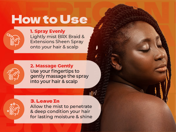 Bronner Bros. — African Royale Hot Six Oil / A+ Content / How to use, composition 1, panel 1