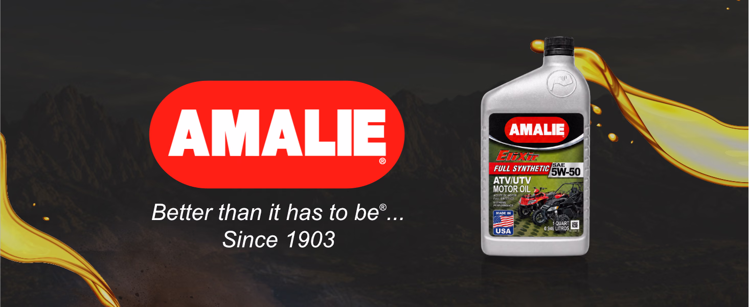 Amalie — Elixir Full Synthetic ATV/UTV 5W-50 / A+ Content, composition 1, panel 1