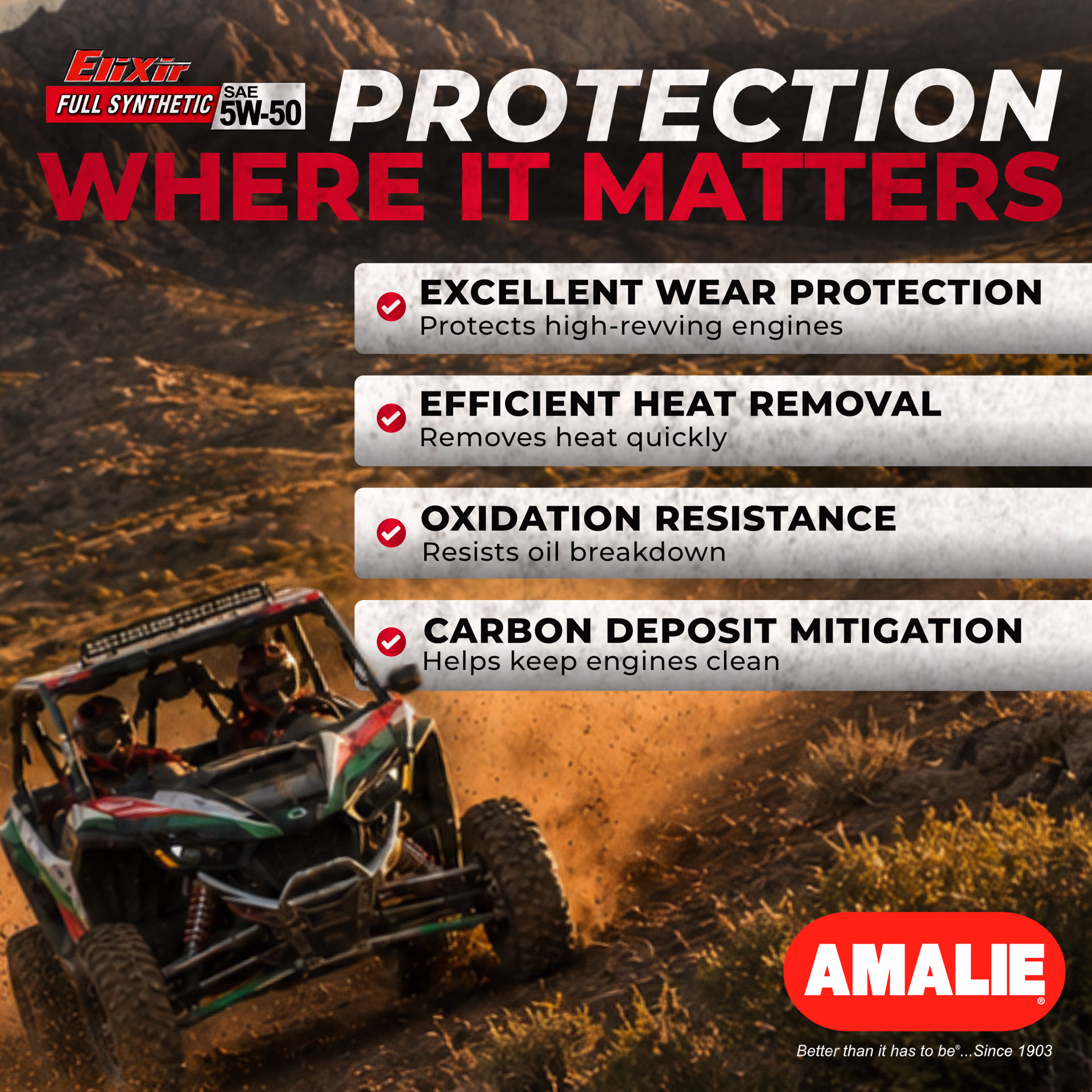 Amalie / Elixir Full Synthetic ATV/UTV 5W-50 — listing image 5