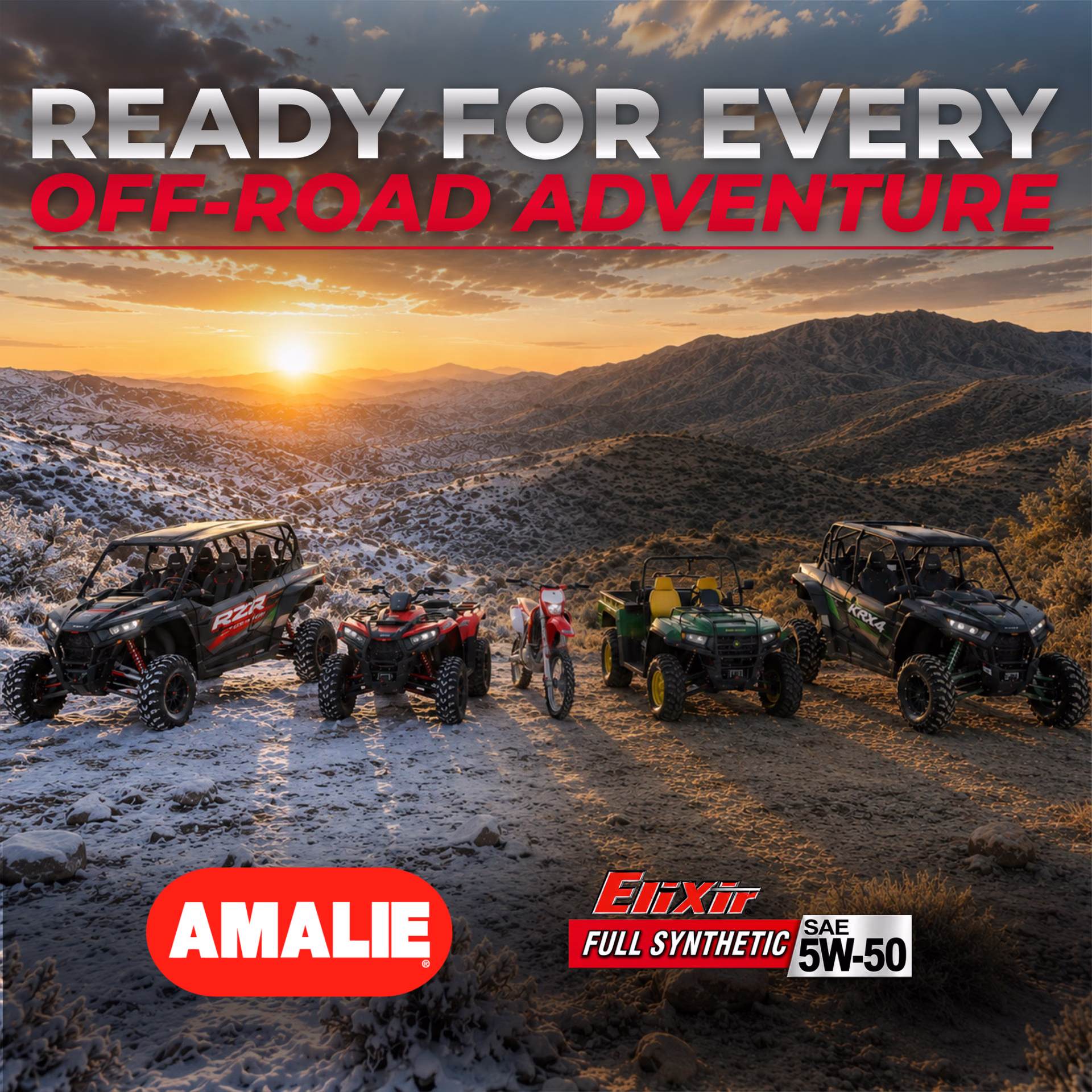 Amalie / Elixir Full Synthetic ATV/UTV 5W-50 — listing image 6