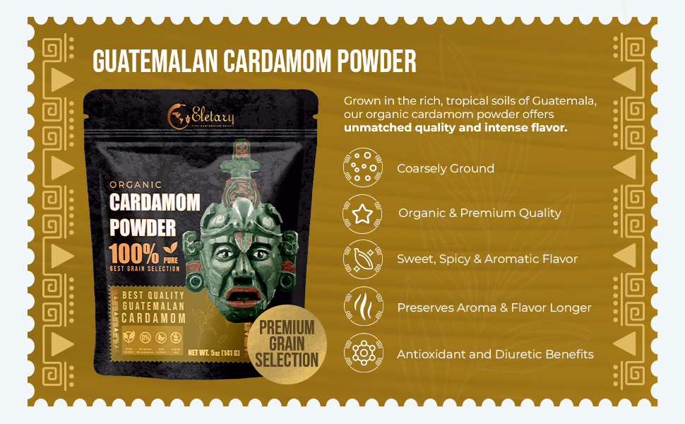 Eletary — Coarsely Ground Cardamom Powder / A+ Content, composition 1, panel 1