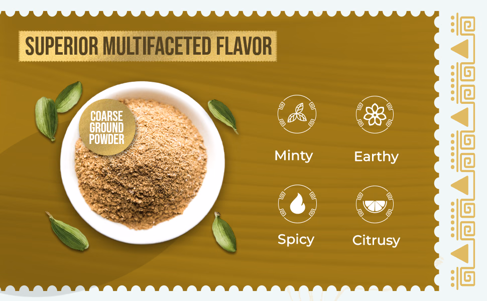 Eletary — Coarsely Ground Cardamom Powder / A+ Content, composition 1, panel 1