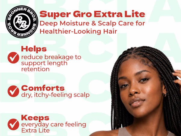 Bronner Bros. — Extra Lite Super Gro / A+ Content, composition 1, panel 1