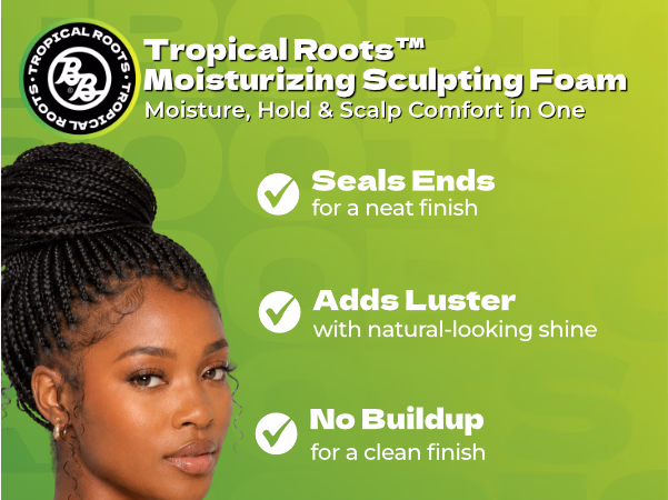 Bronner Bros. — Tropical Roots Twist Cream / A+ Content, composition 1, panel 1