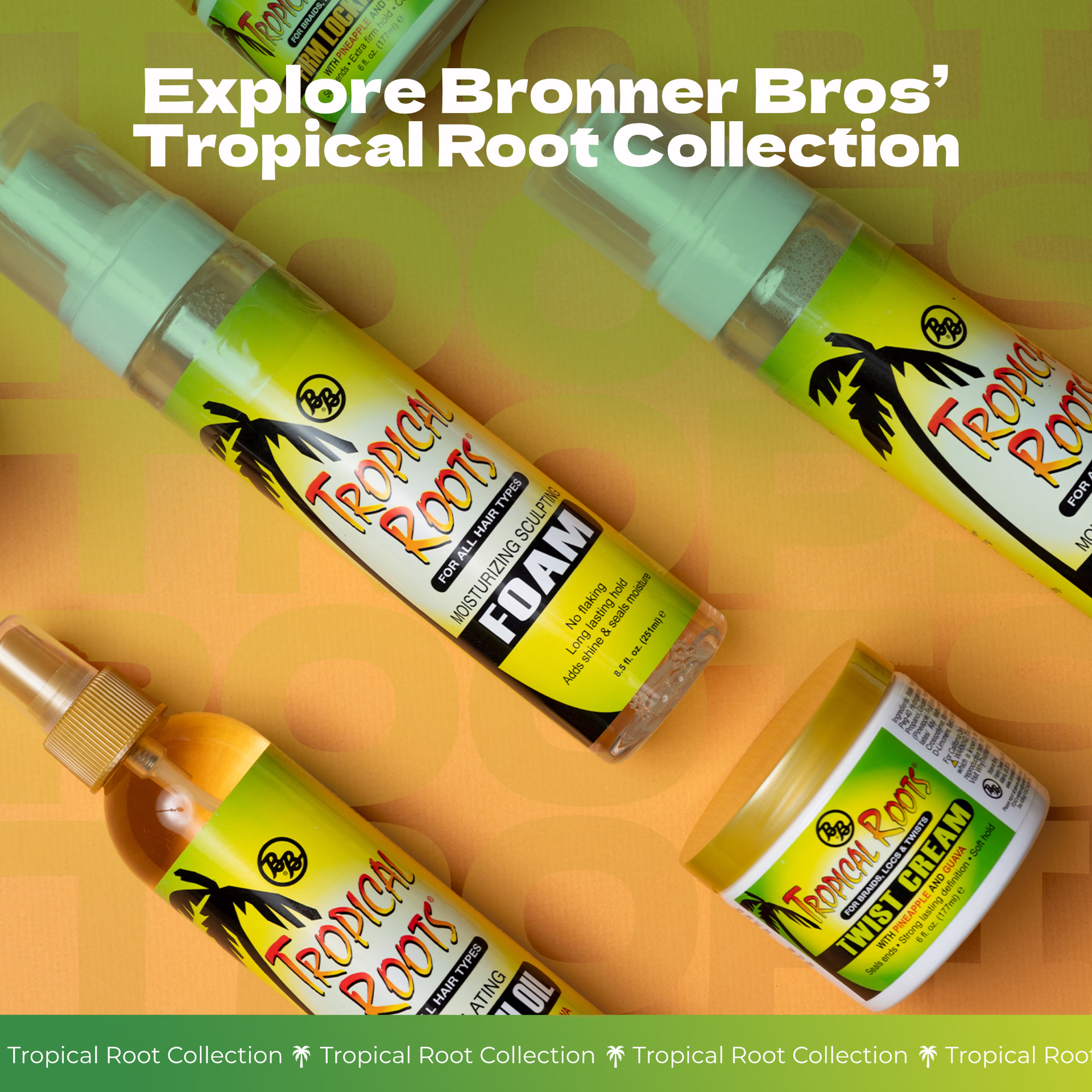 Bronner Bros. / Tropical Roots Stimulating Growth Oil — listing image 7