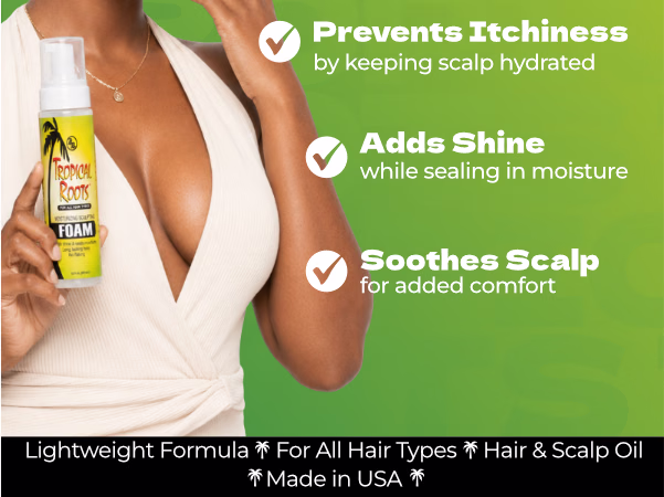 Bronner Bros. — Tropical Roots Moisturizing Sculpting Foam / A+ Content, composition 1, panel 1