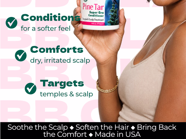 Bronner Bros. — BB Pine Tar Super Gro / A+ Content, composition 1, panel 1