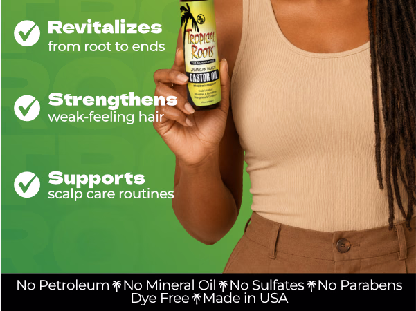 Bronner Bros. — Tropical Roots Jamaican Black Castor Oil / A+ Content, composition 1, panel 1