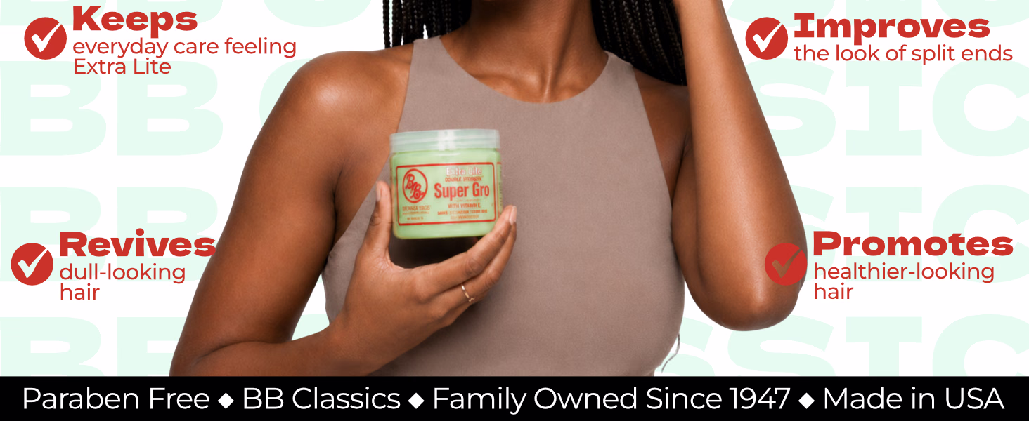 Bronner Bros. — Extra Lite Super Gro / A+ Content, composition 1, panel 1