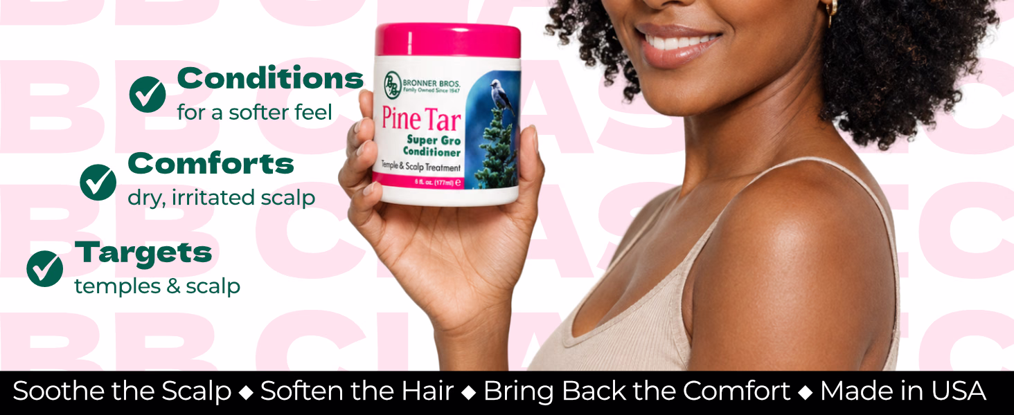 Bronner Bros. — BB Pine Tar Super Gro / A+ Content, composition 1, panel 1