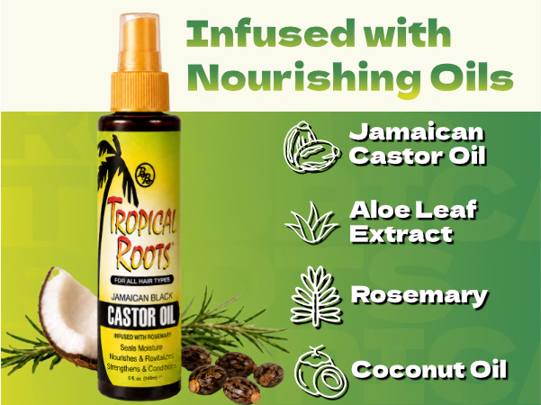 Bronner Bros. — Tropical Roots Jamaican Black Castor Oil / A+ Content, composition 1, panel 1