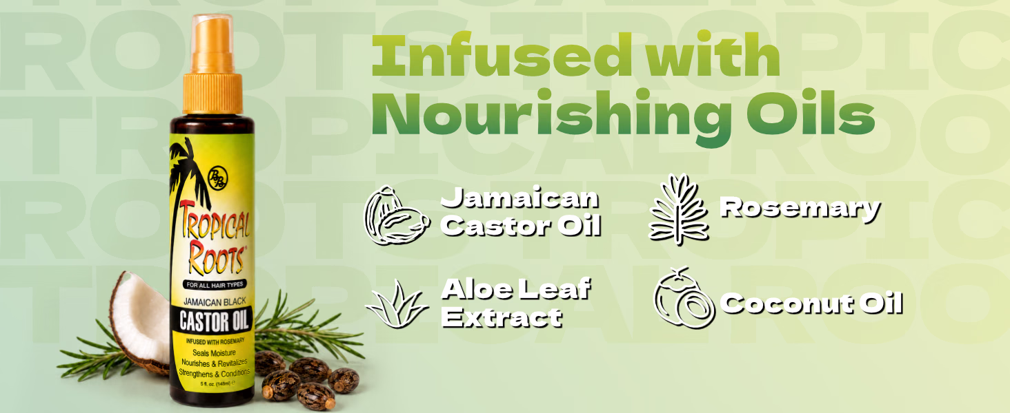 Bronner Bros. — Tropical Roots Jamaican Black Castor Oil / A+ Content, composition 1, panel 1