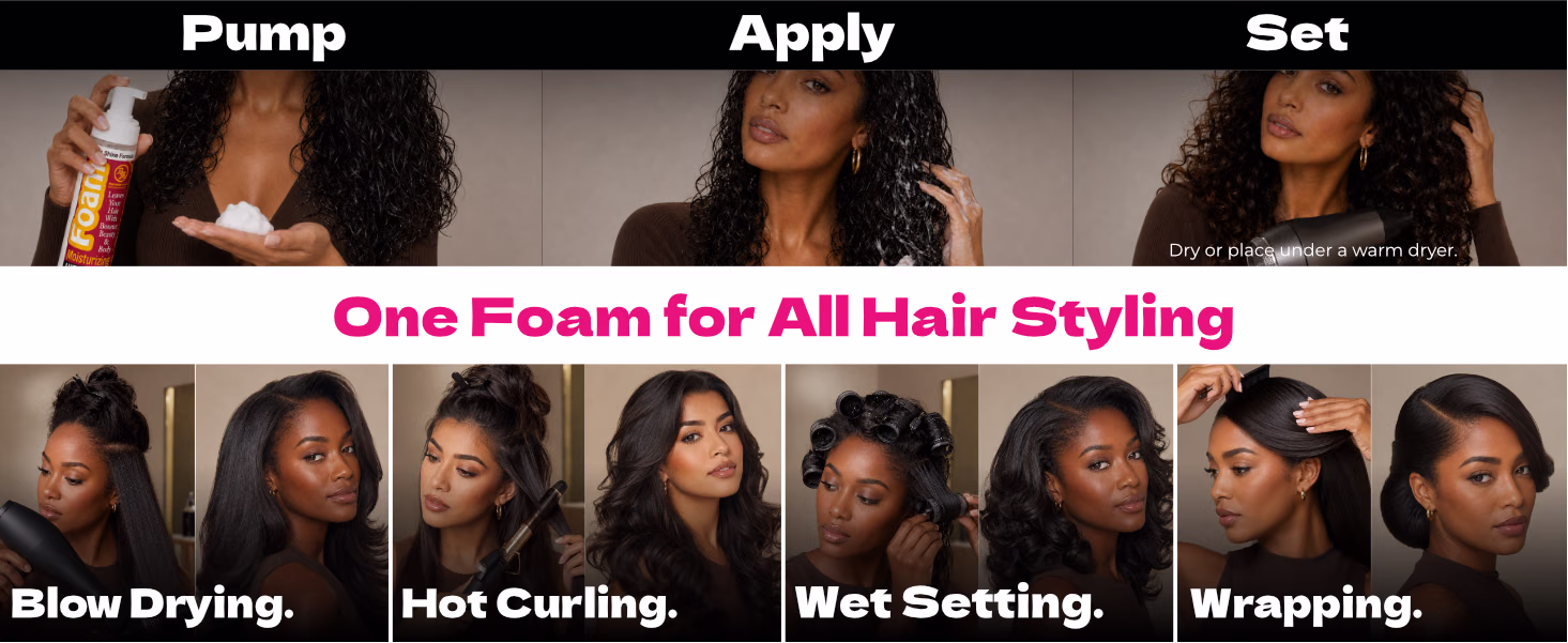 Bronner Bros. — BB Foam Wrap Lotion / A+ Content, composition 1, panel 1