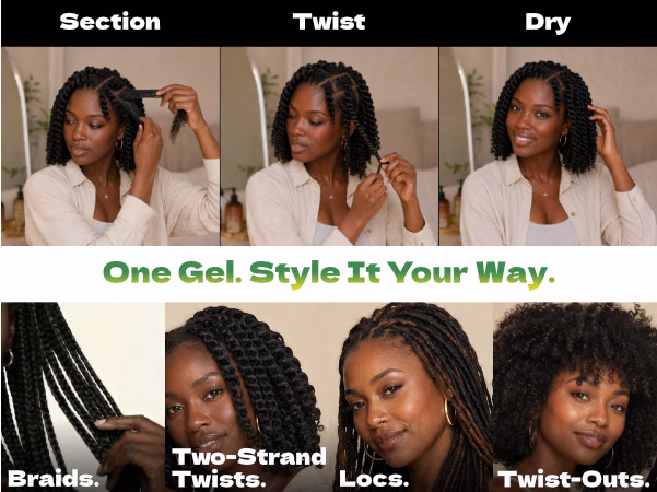 Bronner Bros. — Tropical Roots Firm Locking Gel / A+ Content, composition 1, panel 1