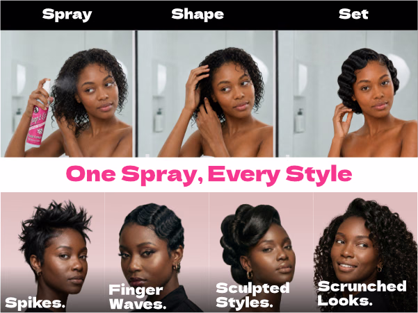 Bronner Bros. — Pump It Up! Regular Styling Spritz / A+ Content, composition 1, panel 1