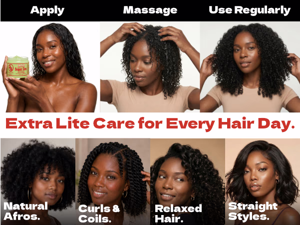 Bronner Bros. — Extra Lite Super Gro / A+ Content, composition 1, panel 1