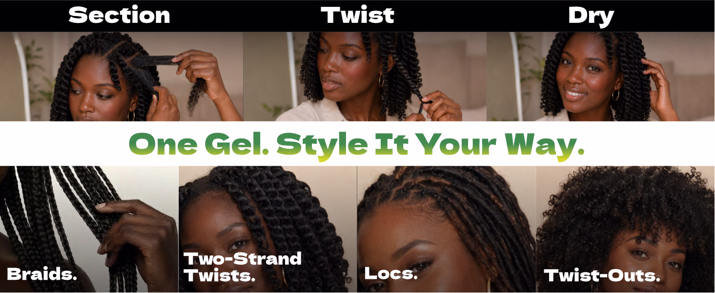 Bronner Bros. — Tropical Roots Firm Locking Gel / A+ Content, composition 1, panel 1