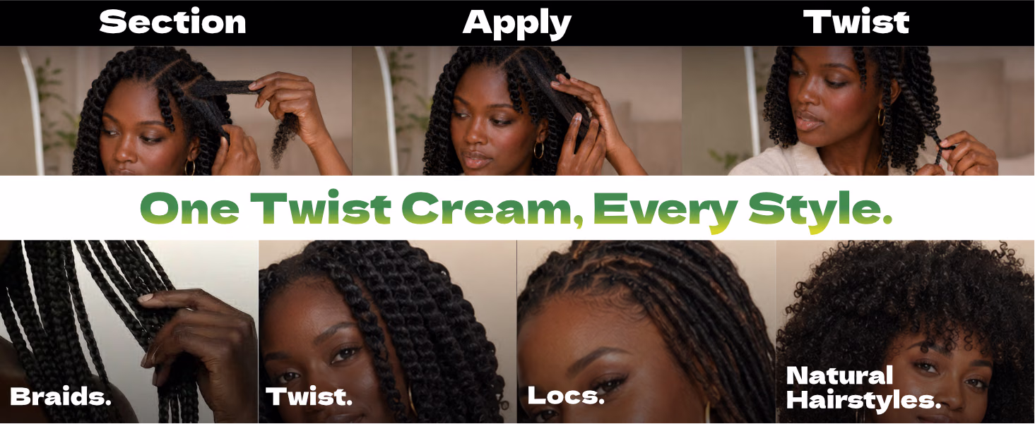 Bronner Bros. — Tropical Roots Twist Cream / A+ Content, composition 1, panel 1